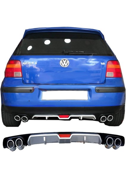 Vw Golf 4 Uyumlu Üniversal Difüzör Siyah 1997-2005 Arası