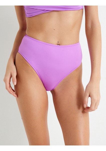 Yüksek Bel Bikini Altı Mat Kumaş