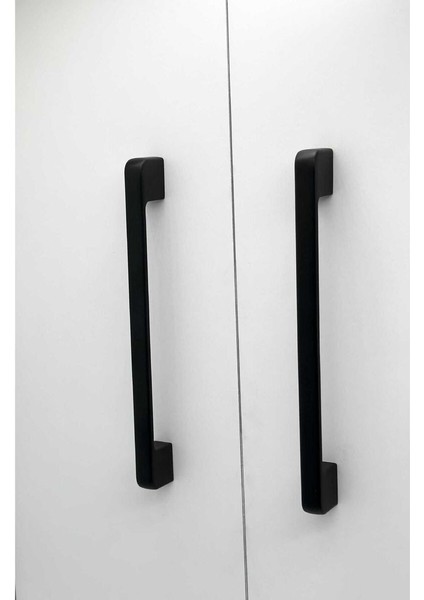 Arel Mat Siyah Tv Ünitesi Vestiyer Yatak Odası Mutfak Dolap Çekmece Kulpu 224 mm (22,4 Cm) 3 Adet modelleri