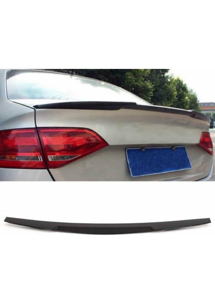 Audi A4 M4 Boyalı Spoiler (Pianoblack) 2008-2012 Arası