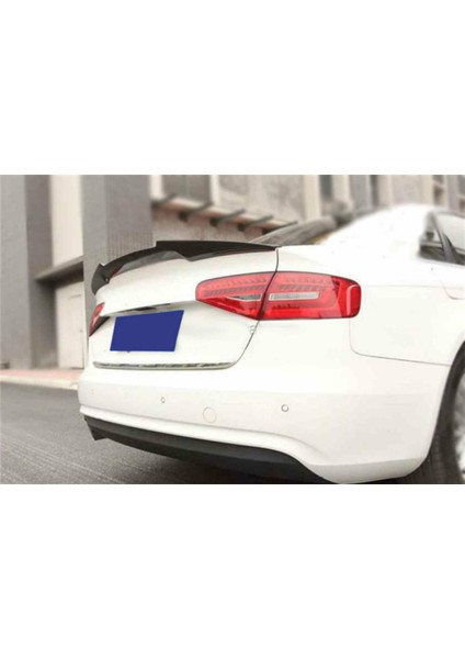 Audi A4 M4 Boyalı Spoiler (Pianoblack) 2008-2012 Arası