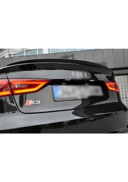 Audi A3 Original Still Boyalı Spoiler (Pianoblack) 2013-2018 Arası