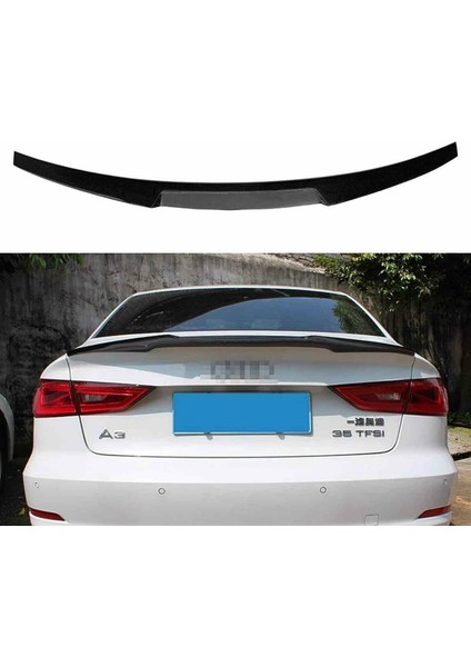 Audi A3 M4 Boyalı Spoiler (Pianoblack) 2008-2014 Arası