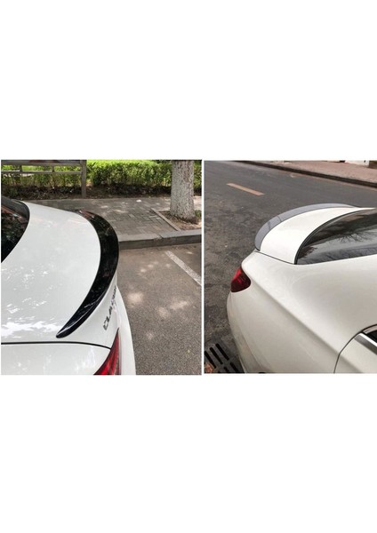 Mercedes Cla (W117) Boyalı (Pianoblack) Spoiler 2013-2019 Arası