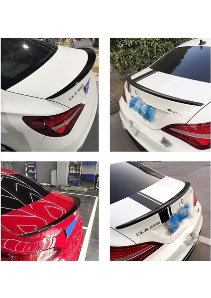 Mercedes Cla (W117) Boyalı (Pianoblack) Spoiler 2013-2019 Arası