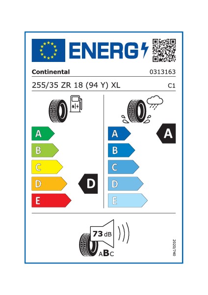 255/35 R18 94Y Xl Fr Sport Contact 7 Oto Lastiği (Üretim YILI:2024) fiyatları