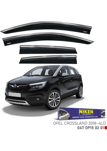 Opel Crossland x Kromlu Cam Rüzgarlığı Niken 2018+