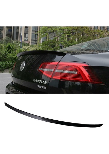 Vw Passat B8 Boyalı Spoiler (Pianoblack) 2015 Sonrası