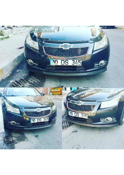 Opel Astra H Uyumlu Ön Tampon Altı Lip 2 Parça Pianoblack 2004+