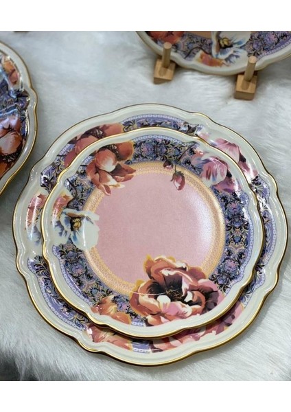 Pink 6 Lı Servis Tabağı Seti 4033 modelleri
