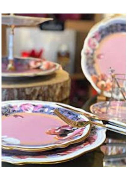 Pink 6 Lı Pasta Tabağı Seti 4032 indirimleri