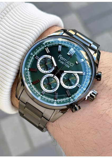 Function FCF.03299FM.04 Çelik Kordon Erkek Kol Saati fırsatları