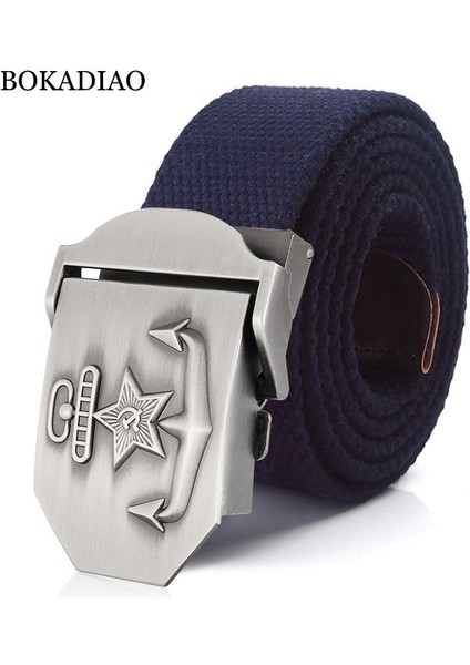 Bokadiao Menampwomen Kanvas Kemer Donanma Sscb Lüks Metal Kot Kemer Cccp Ordu Taktik Kemerler Erkek Askeri Kayış (Yurt Dışından) fiyatları