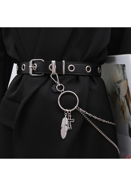 Bel Zincir Kemerler Punk Hip Hop Moda Kadın Kemerler Retro Dekoratif Punk Bayanlar Etek Kemer Kadın Pantolon Kemer (Yurt Dışından) fiyatları