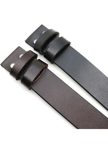 Erkek Kemeri Pürüzsüz Tokalı Kemerler Tokasız Vücut Aksesuarları 3.8cm Genişlik Kahverengi (Yurt Dışından) indirimleri