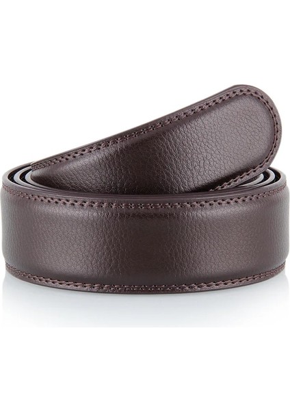 Yeni Erkek Otomatik Tokalı Kemerler Hiçbir Tokalı Kemer Erkekler Yüksek Kaliteli Erkek Hakiki Kayış Kot Pu Kemer Erkek Kemerleri Lüks 3.5 cm (Yurt Dışından) fırsatları