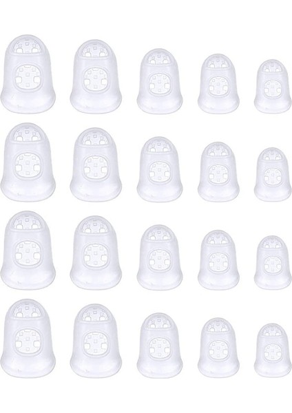 40 Adet Parmak Ucu Koruyucuları, 5 Boyutlu Ukulele Parmak Kapakları, Gitar Ukulele Yaylı Çalgılar Için (Yurt Dışından)