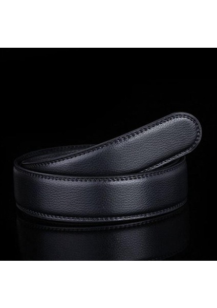 Marka Hiçbir Toka 3.5 cm Genişliğinde Hakiki Deri Kemer Vücut Kayışı Tokasız Kemerler Erkekler Kaliteli Erkek Kemerler (Yurt Dışından)