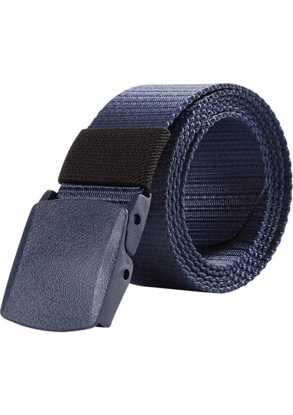 Yfashion Edebi Stil Açık Spor Naylon Kanvas Kemerler Erkekler ve Kadınlar Için Rahat Bel Kemeri (Yurt Dışından)