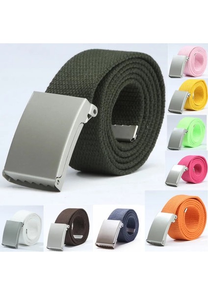 Yeni Moda Yüksek Kaliteli Erkek Rahat Unisex Ordu Taktik Bel Kemeri Kot Erkek Rahat Lüks Kanvas Dokuma Kemer (Yurt Dışından) modelleri