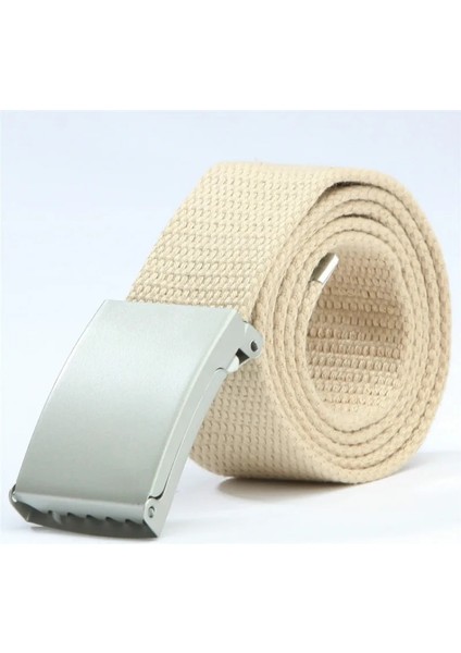 Yeni Moda Yüksek Kaliteli Erkek Rahat Unisex Ordu Taktik Bel Kemeri Kot Erkek Rahat Lüks Kanvas Dokuma Kemer (Yurt Dışından) fırsatları