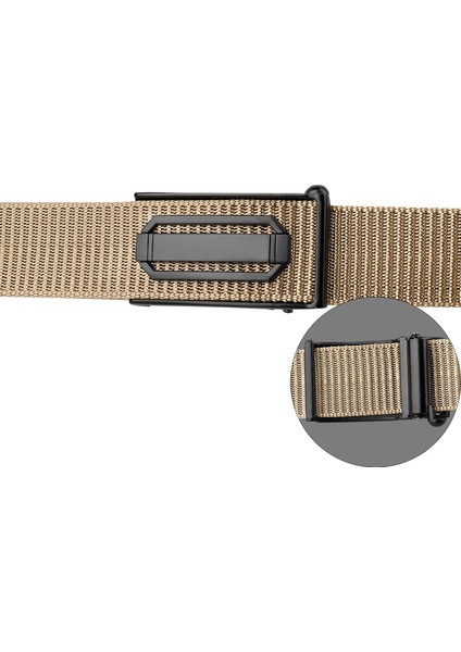 MEN39S Kanvas Kemer Kaliteli Naylon Alaşım Toka Eğlence Spor Kemer Otomatik Toka 125 cm Yüksek Kaliteli Unisex (Yurt Dışından) fırsatları