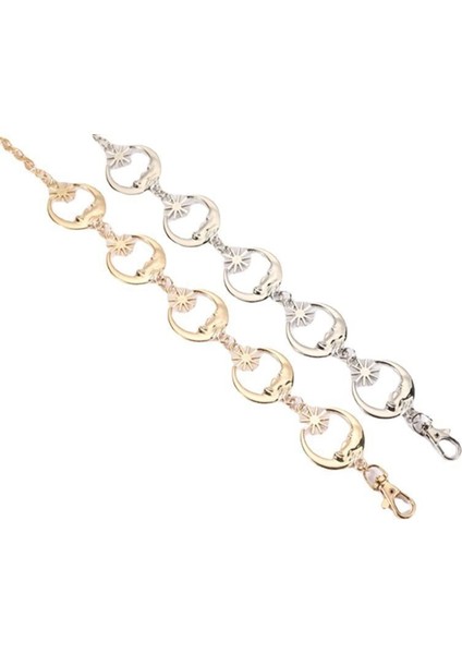 Plaj Kemeri Harajuku Punk Ay Metal Kemerler Kadın Vintage Yüksek Bel Zincir Bel Kemerleri Gotik Ay Güneş Şerit Kolye Kemerler Kadın (Yurt Dışından) indirimleri