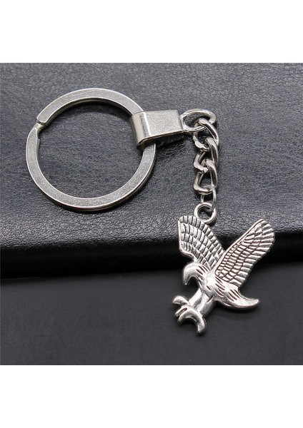 Erkekler Anahtarlık Dıy Metal Tutucu Zincir Vintage 2 Renk 31X27MM Kartal Kolye Anahtarlık Dropshipping (Yurt Dışından) fiyatları