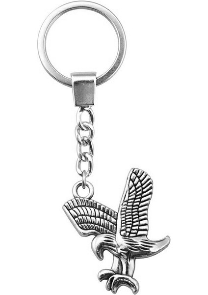 Erkekler Anahtarlık Dıy Metal Tutucu Zincir Vintage 2 Renk 31X27MM Kartal Kolye Anahtarlık Dropshipping (Yurt Dışından) fırsatları