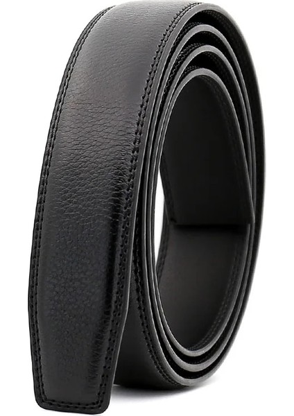 3.0 cm 3.1 cm Genişlik Deri Kemer Erkekler Toka Olmadan Erkek Lüks Hakiki Deri Kemer Stap Siyah Kahverengi 110 CM-130 cm CE3300 (Yurt Dışından) fırsatları