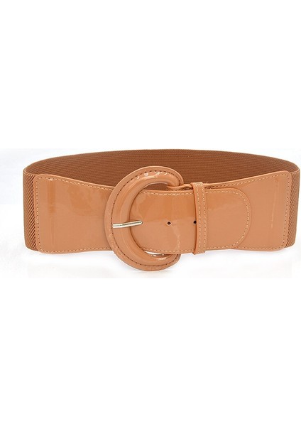 Kadınlar Lüks Bel Kemerleri Elbise Katı Siyah Kırmızı Beyaz Geniş Yüksek Kaliteli Kemer Pu Rugan Elastik Bant Bel Kemeri (Yurt Dışından) indirimleri