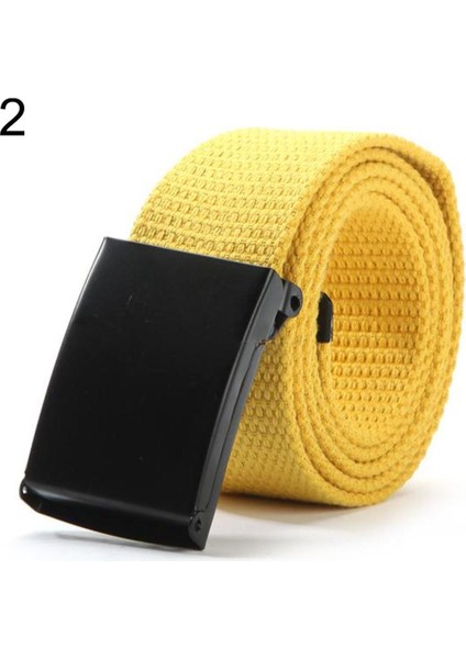 Unisex Gündelik Düz Kanvas Bel Kemeri (Yurt Dışından) fırsatları
