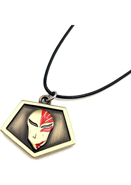 Japonya Anime Bleach Kolye Kolye Karikatür Kurosaki Ichigo Maskesi Takı Çelik Zincir Gerdanlık Erkekler Kolye Erkek Kazak Dekorasyon (Yurt Dışından) fırsatları