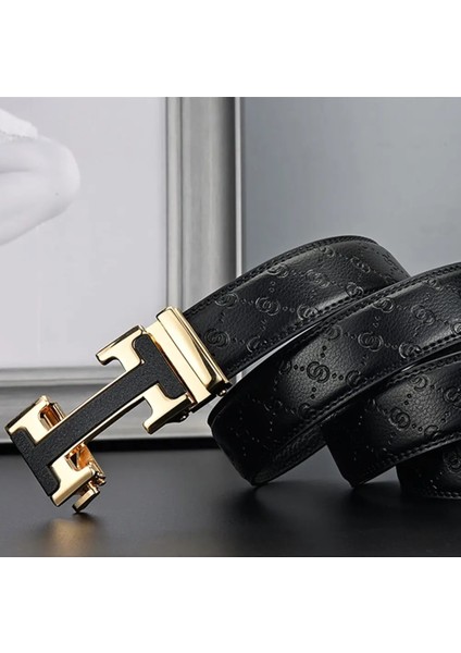 Erkek Kemer Yeni Tasarımcı MEN39S Kemerler Lüks Adam Moda Kemer Lüks Marka Erkekler Için Yüksek Kaliteli Otomatik H Toka Kadın Kemerler (Yurt Dışından) fırsatları