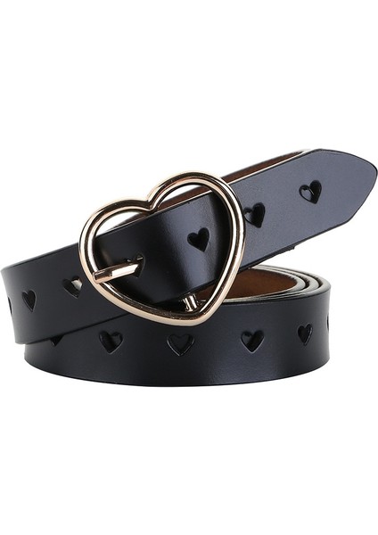 Hakiki Deri Kalp Şeklinde Sığır Derisi Kadın Kemerleri Kahverengi Kadın Kot Kemer (Yurt Dışından) indirimleri