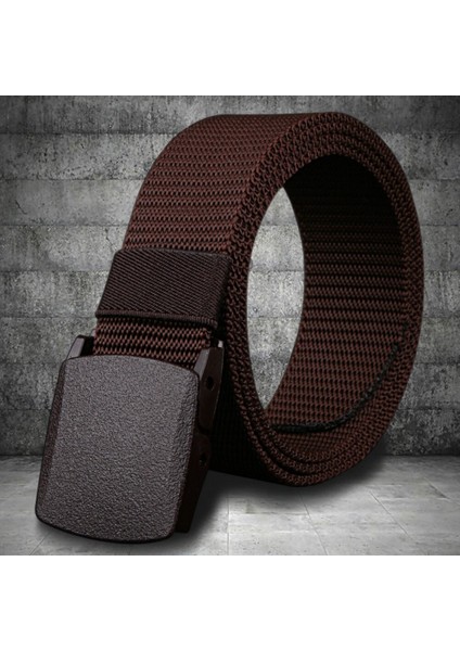 Unisex Açık Spor Naylon Kemer Metalik Olmayan Manyetik Olmayan Toka Öğrenci Askeri Eğitim Güvenlik Kanvas Malzemesi (Yurt Dışından) fırsatları