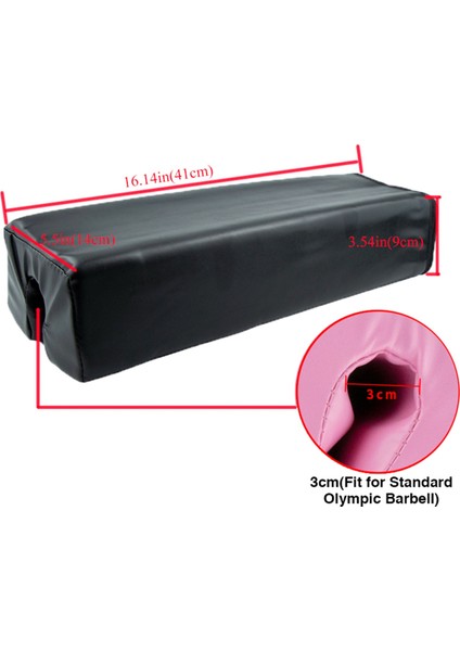 Kalça Itme Halter Squat Pad Spor Salonu Halter Eğitimi Boyun Kapak Omuz Desteği Itme Çubuğu Halter Köpük Ped, Siyah (Yurt Dışından) modelleri