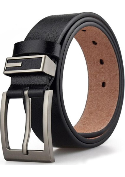 Anpudusen Yeni Stiller Sıcak Satış Erkek Kemer Suni Deri Alaşımlı Pin Toka Metal Yüzük Erkekler Erkek Kot Pantolon (Yurt Dışından)