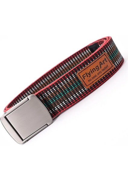 Genç Erkek Kemerleri Renkli Slayt Toka Bel Kayışı Kanvas Nefes Kot Aksesuarları Kovboy Sokak Eğlence Unisex (Yurt Dışından) fiyatları