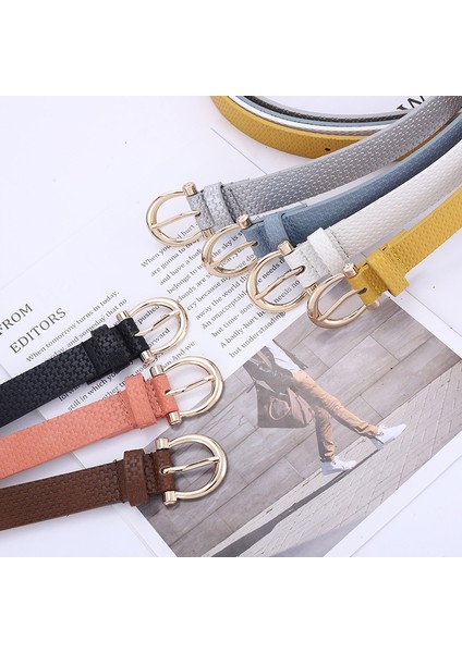 Kadınlar Için Deri Kemerler Lüks Kot Kemer Metal Cinturon Mujer Bel Korse Kayışı Ceinture Femme Kemer Riem (Yurt Dışından) fiyatları