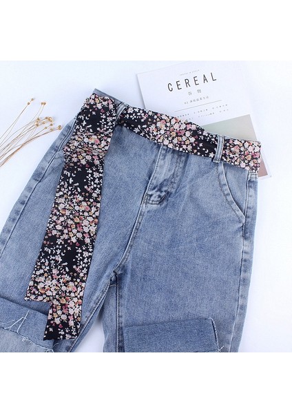 Yeni Moda Kadın Kumaş Tasarımcıları Kemerler Şerit Şifon Baskı Elbiseler Için Düğüm Halat Kot Geniş Kemer Kemerleri (Yurt Dışından) modelleri