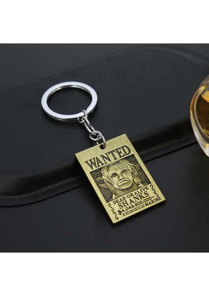 Anime Tek Parça Anahtarlık Dört Imparator Shanks Kaido Aranıyor Sonrası Anahtarlıklar Tutucu Metal Anahtarlıklar Charm Erkekler Takı (Yurt Dışından) modelleri