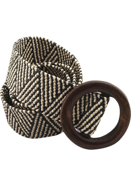 Hasır Kemer Kadın Örgülü Cinturon Mujer Bel Artı Boyutu Kemerler Kadınlar Için 2020 Dokuma Toka Boho Geniş Kuşak Vintage Cintos (Yurt Dışından)