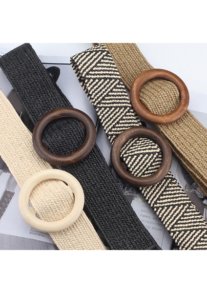 Hasır Kemer Kadın Örgülü Cinturon Mujer Bel Artı Boyutu Kemerler Kadınlar Için 2020 Dokuma Toka Boho Geniş Kuşak Vintage Cintos (Yurt Dışından) fiyatları