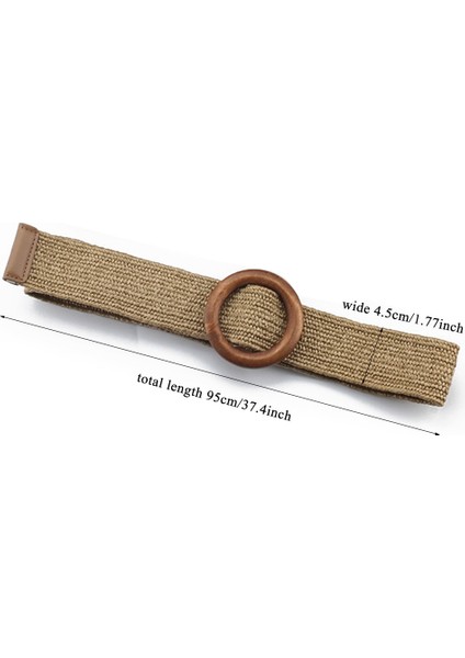 Hasır Kemer Kadın Örgülü Cinturon Mujer Bel Artı Boyutu Kemerler Kadınlar Için 2020 Dokuma Toka Boho Geniş Kuşak Vintage Cintos (Yurt Dışından) fırsatları
