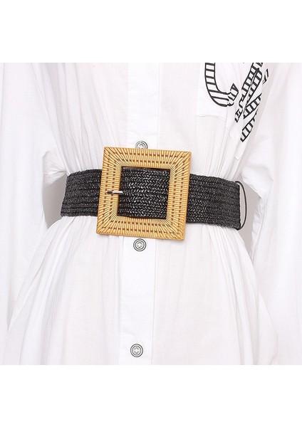 Yeni Kadın Plaj Bohemia Elastik Kemer Kuşak Kare Toka Örgülü Kemer Yaz Elbisesi Kadın Kore Moda Kayışı (Yurt Dışından) modelleri