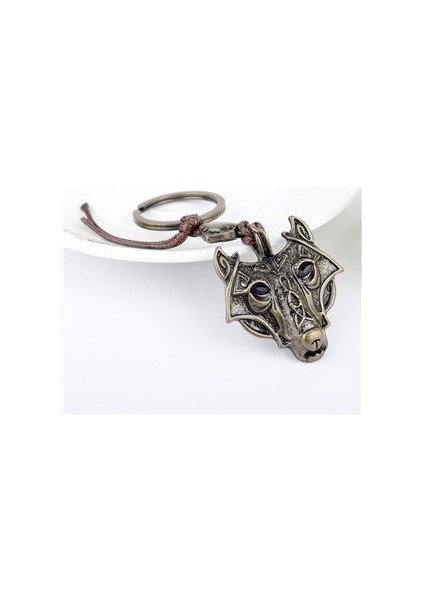 Biblo Retro Kurt Başkanı Anahtarlık Hint Takı Iskandinav Viking Maskesi Cosplay Anahtar Yüzükler Брелок Erkekler Anahtar Yuvarlak Kolye (Yurt Dışından) indirimleri