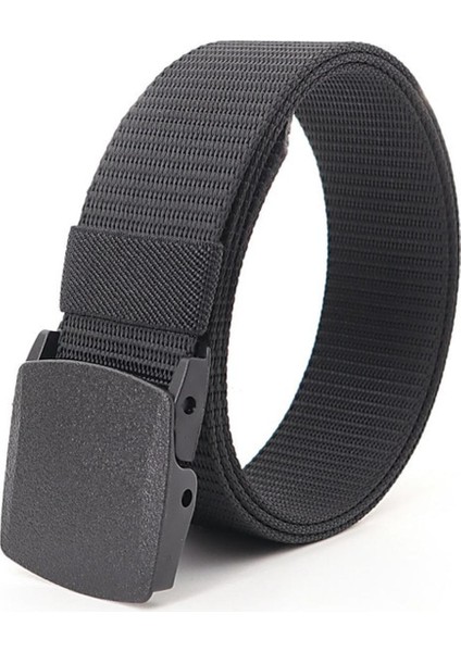 Erkekler Için Askeri Bel Kemeri Açık Artı Boyutu 170 130 140 150 160CM Kot Kemerler Naylon Kayış Pantolon Plastik Toka ile (Yurt Dışından)