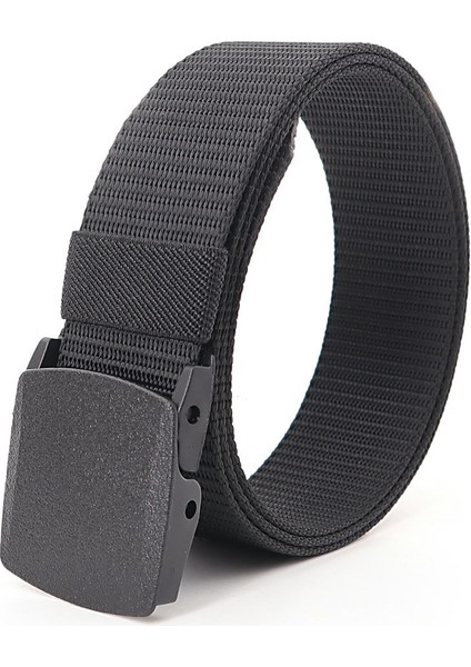 Erkekler Için Askeri Bel Kemeri Açık Artı Boyutu 170 130 140 150 160CM Kot Kemerler Naylon Kayış Pantolon Plastik Toka ile (Yurt Dışından) fırsatları