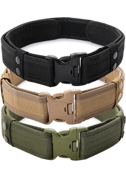 Yeni 130 cm Ordu Tarzı Savaş Kemerleri Hızlı Bırakma Taktik Kemer Moda Erkekler Kanvas Kemer Açık Bel Eğitmen Yürüyüş Malzemeleri (Yurt Dışından)